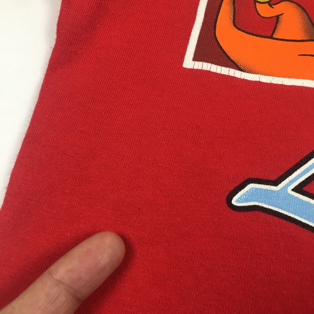 Vintage Looney Tunes Tweety Bird Graphic T-Shirt Red Cartoon 90s Warner Bros. - Picture 12 of 15